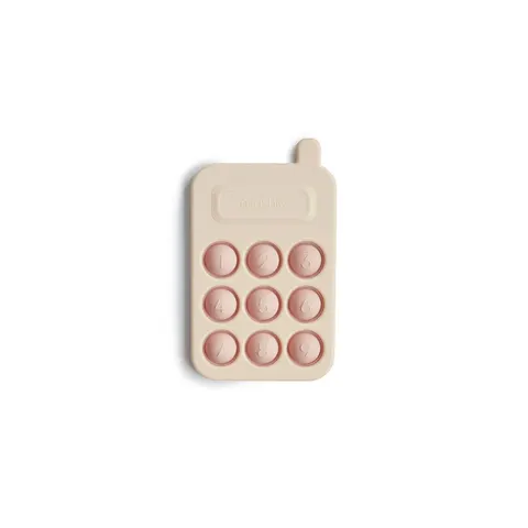 Mushie Press-Toy Téléphone - Blush – image 1
