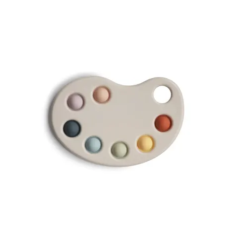 Mushie - Press Toy Paint Palette - Multi – afbeelding 1