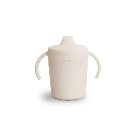 Mushie - Training Drinkbeker - Ivory – afbeelding 1
