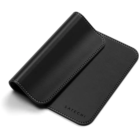 Satechi Vegan Leder Premium Mauspad, Schwarz – Bild 1