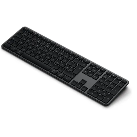 SATECHI ST-KEX3C-DE - Wireless keyboard, Bluetooth/wireless, black, German layout – image 1