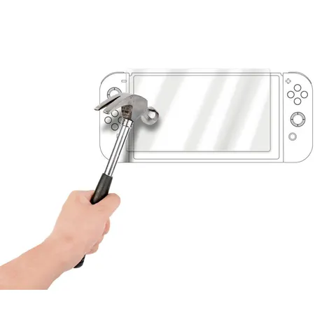 Bigben Tempered Glass Screenprotector - Nintendo Switch OLED – afbeelding 1