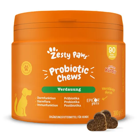Zesty Paws Probiotic Chews com abóbora - 90 pastilhas – imagen 1