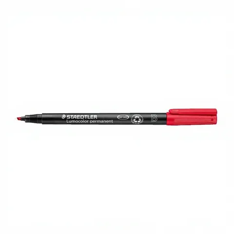 STAEDTLER Lumocolor Permanent-Marker 314B, rot – Bild 1