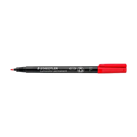 STAEDTLER Lumocolor Permanent-Marker 318F, rot – Bild 1