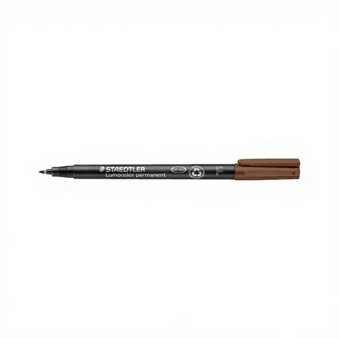 STAEDTLER Lumocolor Permanent-Marker 318F, braun – Bild 1