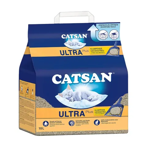 CATSAN Ultra Plus clumping cat litter 10 l – image 1