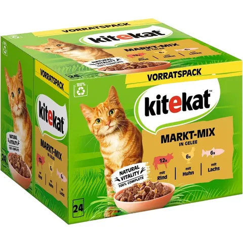 Kitekat Multipack Markt Mix en gelée 24x85 g – image 1