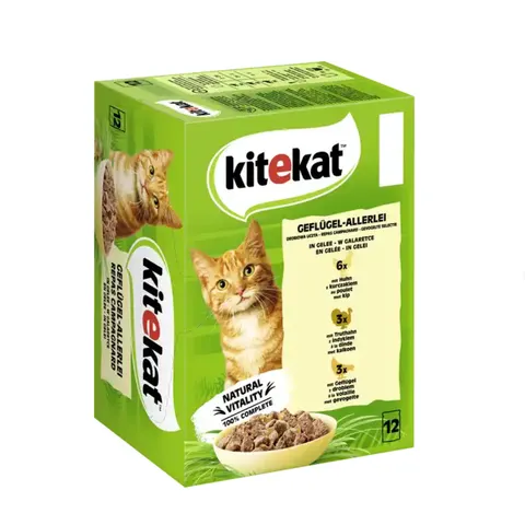 Kitekat Multipack volaille variée 12 x 85 g – image 1