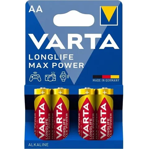Varta Longlife Max Power AA Batterijen – afbeelding 1