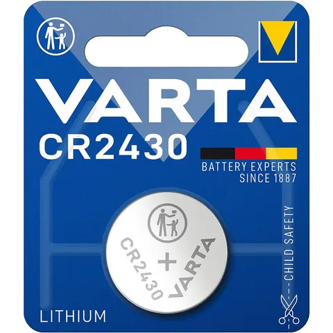 Varta Knoopcel Batterij CR2430 Lithium – afbeelding 1