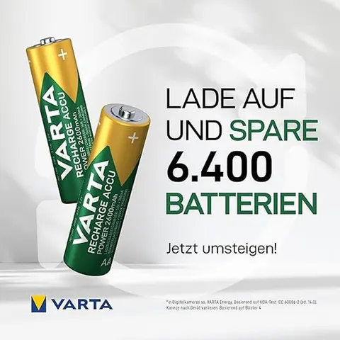 Varta AA Oplaadbare Batterijen – afbeelding 1
