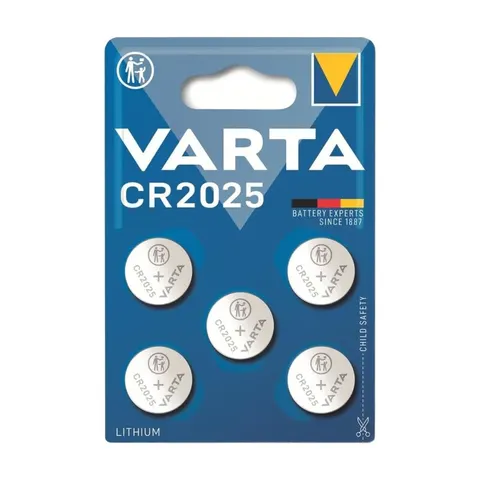 Varta CR2025 - 5 stuks – afbeelding 1
