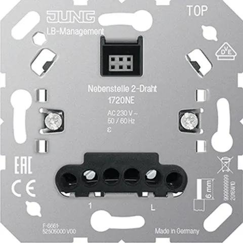 Jung Elektronische Schakelaar (Compleet) - 1720NE - E2WCK – afbeelding 1