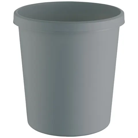 helit Papierkorb 18,0 l grau – Bild 1
