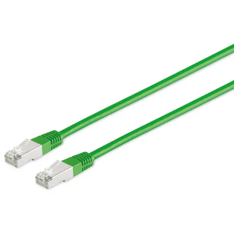Patchkabel cat 6 S/FTP PIMF Halogenfrei grün 3m – afbeelding 1