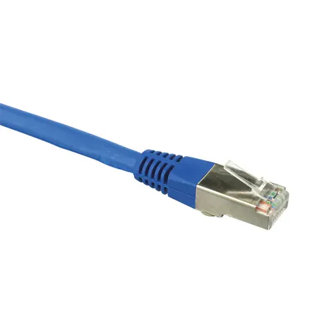 Patchkabel cat 6 S/FTP PIMF Halogenfrei blau 10m – afbeelding 1