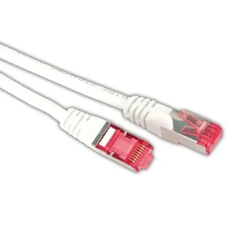 Patchkabel cat6A S/FTP PIMF Halogenfrei weiß 3m – afbeelding 1