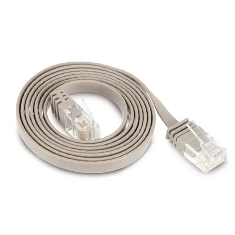 Patchkabel-Flachkabel U/UTP cat. 6 slim 2m – afbeelding 1