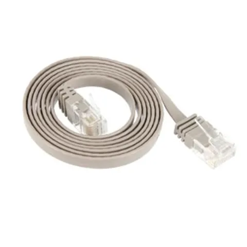 Patchkabel-Flachkabel U/UTP cat. 6 slim 7,5m – afbeelding 1