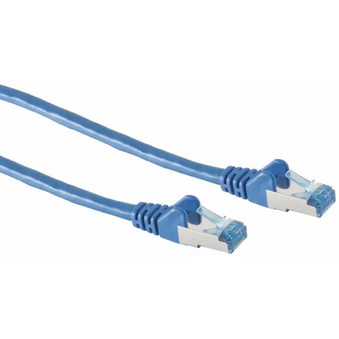 Patchkabel cat6A S/FTP PIMF blau 1m – afbeelding 1