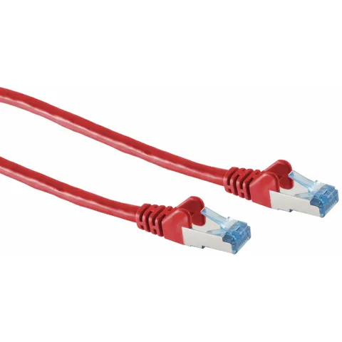 Patchkabel cat6A S/FTP PIMF rot 0,5m – afbeelding 1