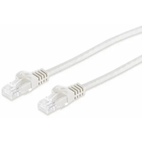 RJ45 Patchkabel CAT 7 Rohkabel U/UTP weiß 5m – afbeelding 1