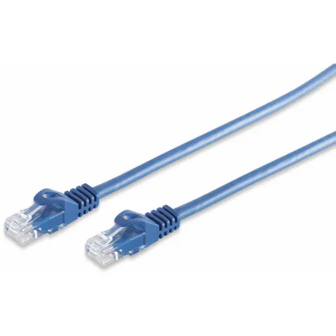 RJ45 Patchkabel CAT 7 Rohkabel U/UTP blau 1,5m – afbeelding 1