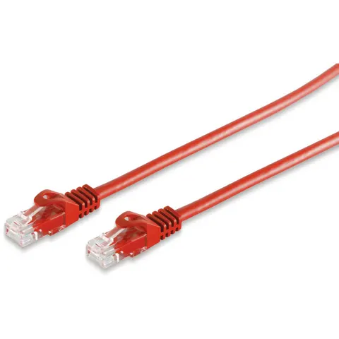 RJ45 Patchkabel CAT 7 Rohkabel U/UTP rot 3m – afbeelding 1