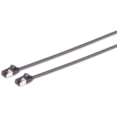CAT8.1 U/FTP ultra dun zwart – afbeelding 1