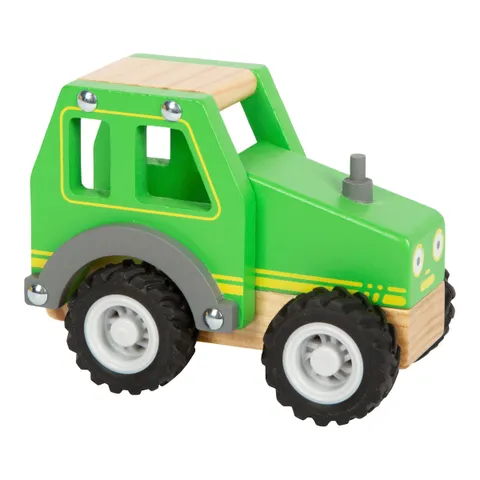 Small Foot - Houten Tractor Groen – afbeelding 1