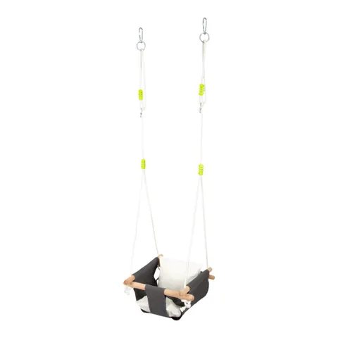 Small Foot - Houten Babyschommel met Kussen – afbeelding 1