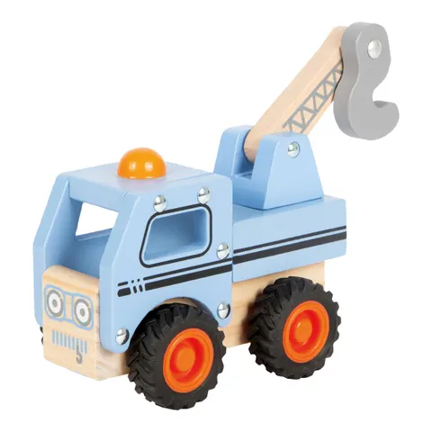 Small Foot - Houten Sleepwagen Blauw – afbeelding 1
