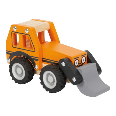 Small Foot - Houten Graafmachine Oranje – afbeelding 1