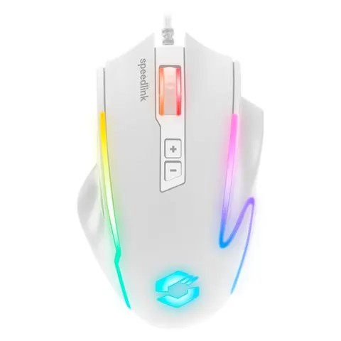 Speedlink DECUS NX RGB Gaming Mouse, white – Weiß – Bild 1