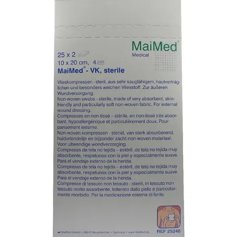 Vlieskompressen 10x20 cm steril – Bild 1