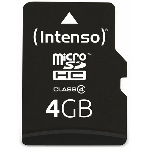 INTENSO MicroSDHC Card, 4 GB – Bild 1