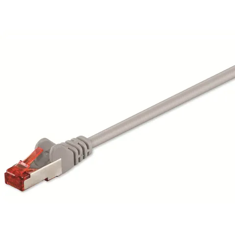 Goobay CAT 6 Patchkabel, S/FTP (PiMF), Grau, 1 m – Bild 1