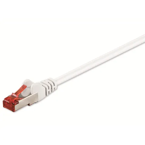 Goobay 5m CAT 6 Patchkabel, S/FTP (PiMF), Weiß – 935091 – Bild 1