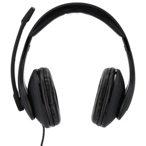 PC-Office-headset HS-P200, stereo, zwart – afbeelding 1