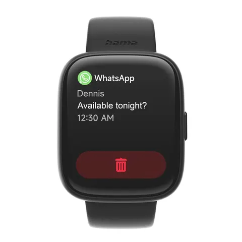 Smartwatch 4000 (Negro) - HAMA – imagen 1
