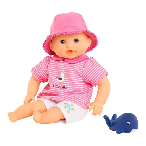 Poupée Corolle Bain Océane Canard – Rose – image 1