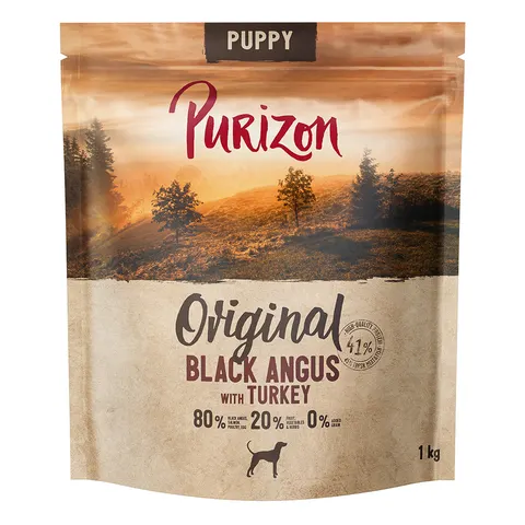 Purizon Puppy Black Angus com peru - 1 kg – imagen 1