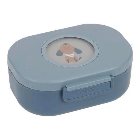 LÄSSIG Lunchbox Pattern Party - Blauw – afbeelding 1