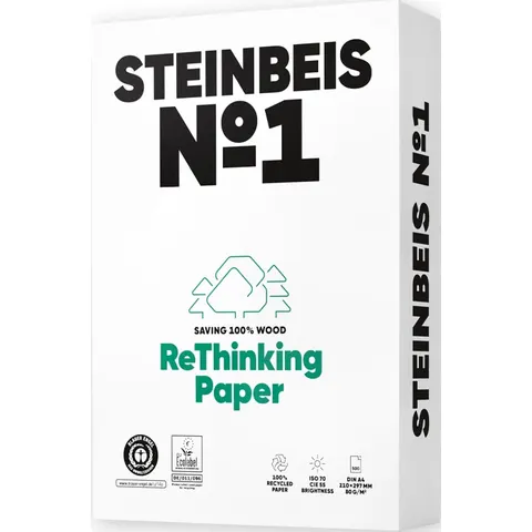 STEINBEIS Recyclingpapier DIN A4 80 g/m² – 842005 – Bild 1