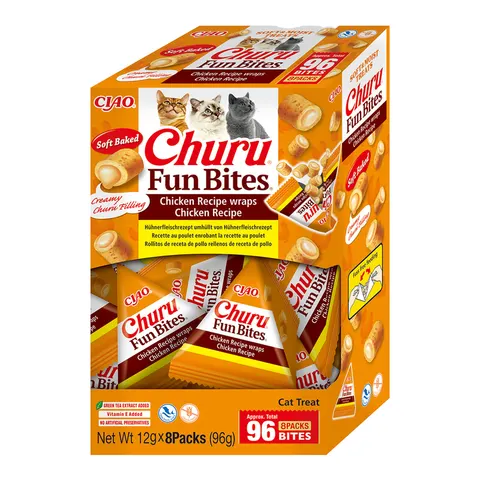 Churu Cat Fun Bite Receta de Pollo 8 uds x 12g – imagen 1