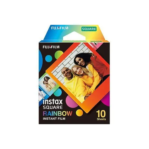 instax square film single-pack rainbow – afbeelding 1