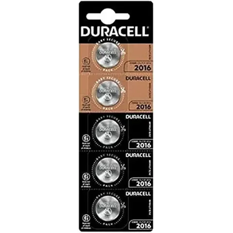 Duracell knoopcel CR2016- 5 stuks – afbeelding 1