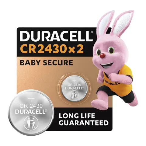 Batterij Duracell knoopcel 2x CR2430 lithium – afbeelding 1
