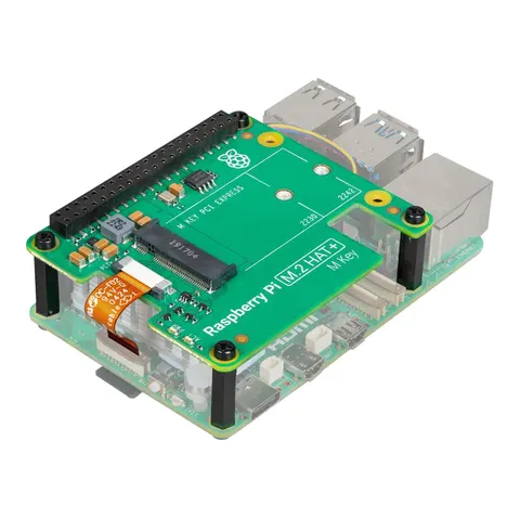 Raspberry Pi® M.2 HAT+ Raspberry Pi uitbreidingsprintplaat Geschikt voor model: Raspberry Pi® 5 B – afbeelding 1